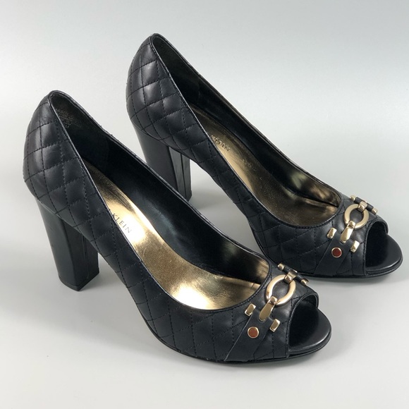 Anne Klein Women’s Peep Toe Heels Size 8 - Picture 4 of 9